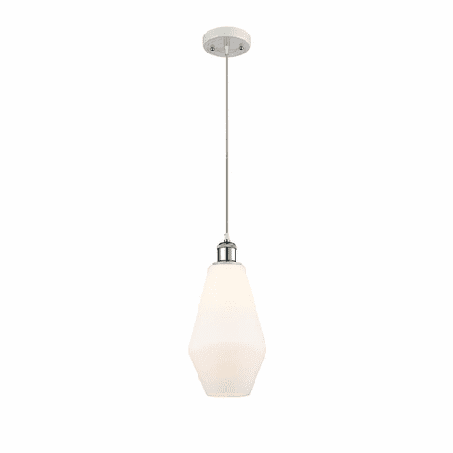 Innovations Cindyrella LED Mini Pendant - White and Chrome - 516-1P-WPC-G651-7-LED