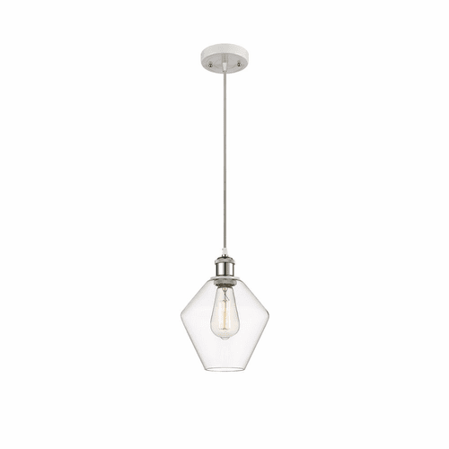 Innovations Cindyrella LED Mini Pendant - White and Chrome - 516-1P-WPC-G652-8-LED