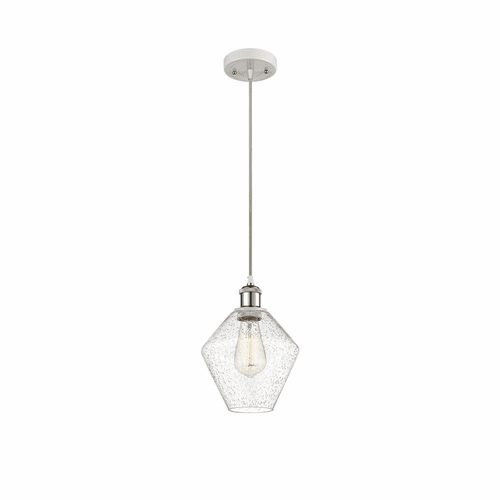 Innovations Cindyrella LED Mini Pendant - White and Chrome - 516-1P-WPC-G654-8-LED
