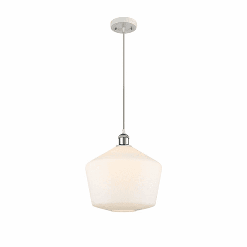 Innovations Cindyrella LED Mini Pendant - White/Chrome - 516-1P-WPC-G651-12-LED
