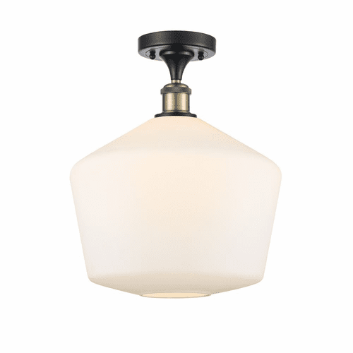 Innovations Cindyrella LED Semi-Flush Mount - Black Brass - 516-1C-BAB-G651-12-LED
