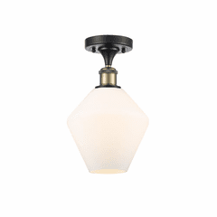 Innovations Cindyrella LED Semi-Flush Mount - Black Brass - 516-1C-BAB-G651-8-LED