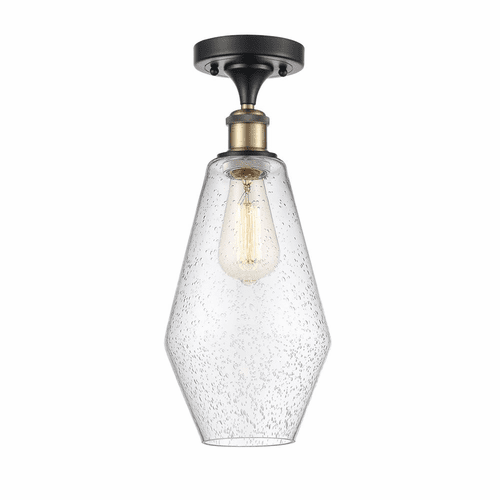 Innovations Cindyrella LED Semi-Flush Mount - Black Brass - 516-1C-BAB-G654-7-LED