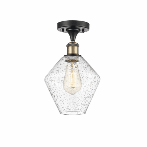 Innovations Cindyrella LED Semi-Flush Mount - Black Brass - 516-1C-BAB-G654-8-LED