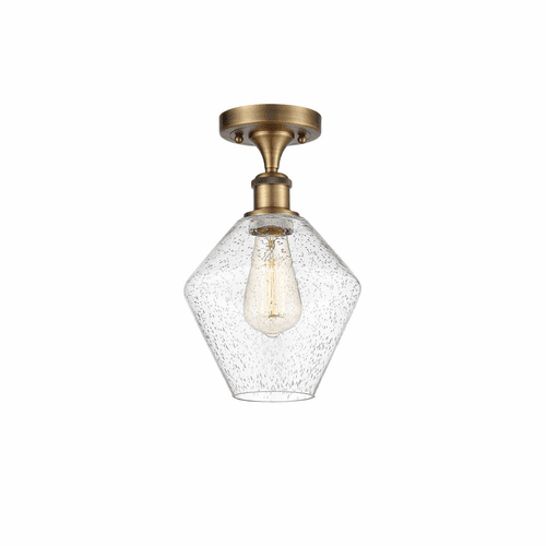 Innovations Cindyrella LED Semi-Flush Mount - Brushed Brass - 516-1C-BB-G654-8-LED
