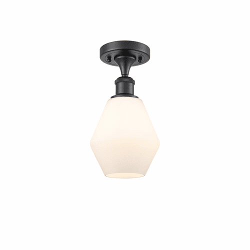 Innovations Cindyrella LED Semi-Flush Mount - Matte Black - 516-1C-BK-G651-6-LED