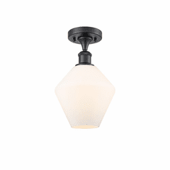 Innovations Cindyrella LED Semi-Flush Mount - Matte Black - 516-1C-BK-G651-8-LED Innovations Cindyrella LED Semi-Flush Mount - Matte Black - 516-1C-BK-G651-8-LED
