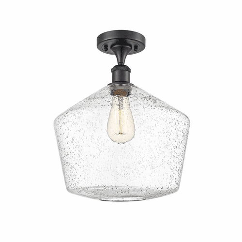 Innovations Cindyrella LED Semi-Flush Mount - Matte Black - 516-1C-BK-G654-12-LED