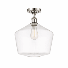 Innovations Cindyrella LED Semi-Flush Mount - Plshd Nickel - 516-1C-PN-G652-12-LED