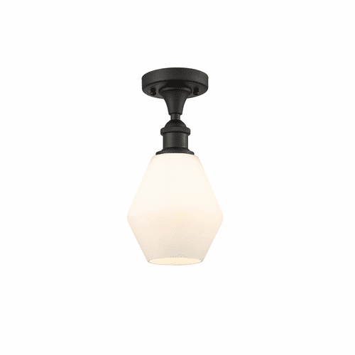 Innovations Cindyrella LED Semi-Flush Mount - Rubbed Bronze - 516-1C-OB-G651-6-LED