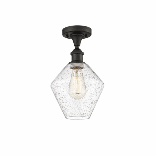 Innovations Cindyrella LED Semi-Flush Mount - Rubbed Bronze - 516-1C-OB-G654-8-LED