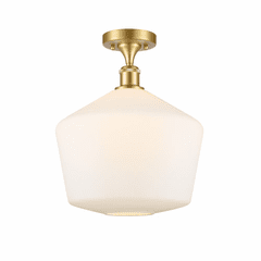 Innovations Cindyrella LED Semi-Flush Mount - Satin Gold - 516-1C-SG-G651-12-LED