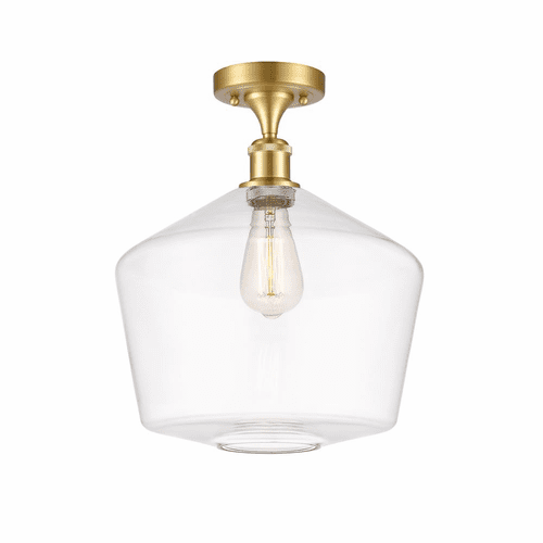 Innovations Cindyrella LED Semi-Flush Mount - Satin Gold - 516-1C-SG-G652-12-LED