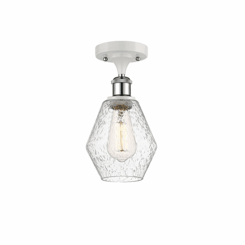 Innovations Cindyrella LED Semi-Flush Mount - White/Chrome - 516-1C-WPC-G654-6-LED