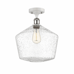 Innovations Cindyrella LED SemiFlush Mount - White/Chrome - 516-1C-WPC-G654-12-LED