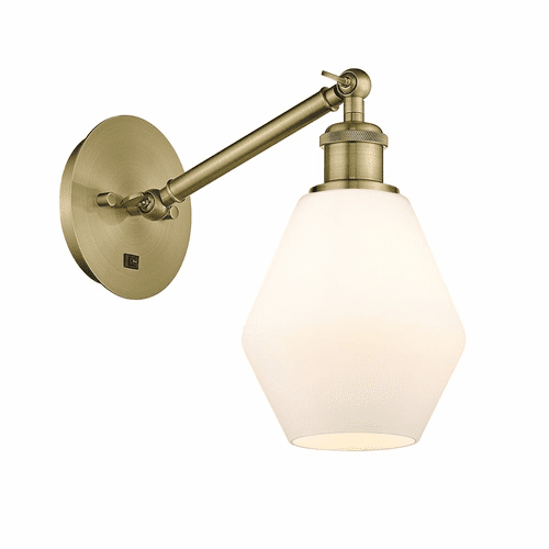 Innovations Cindyrella LED Wall Sconce - Antique Brass - 317-1W-AB-G651-6-LED