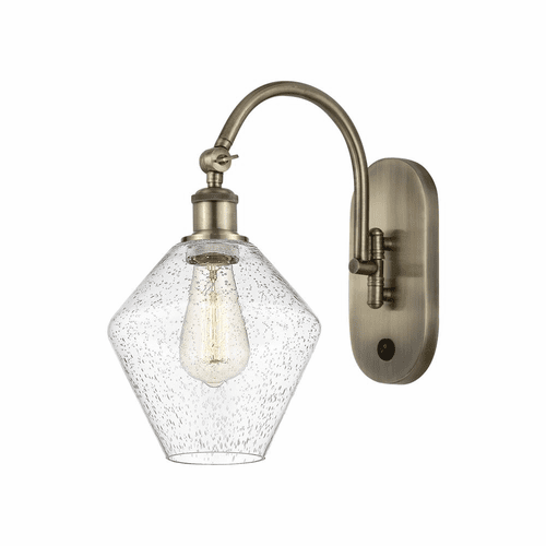 Innovations Cindyrella LED Wall Sconce - Antique Brass - 518-1W-AB-G654-8-LED