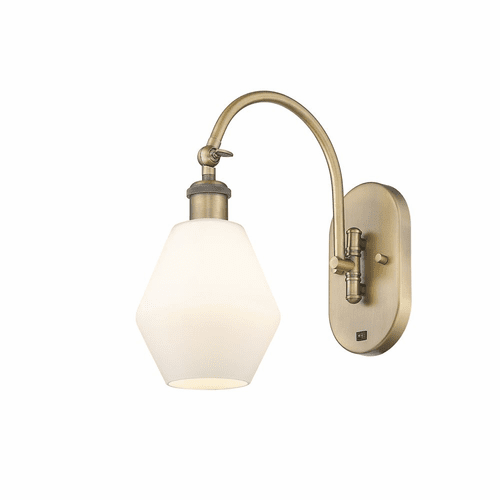 Innovations Cindyrella LED Wall Sconce - Brushed Brass - 518-1W-BB-G651-6-LED