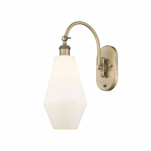 Innovations Cindyrella LED Wall Sconce - Brushed Brass - 518-1W-BB-G651-7-LED