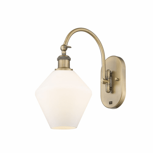 Innovations Cindyrella LED Wall Sconce - Brushed Brass - 518-1W-BB-G651-8-LED