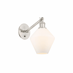 Innovations Cindyrella LED Wall Sconce - Brushed Nickel - 317-1W-SN-G651-8-LED