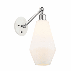 Innovations Cindyrella LED Wall Sconce - White and Chrome - 317-1W-WPC-G651-7-LED