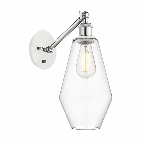 Innovations Cindyrella LED Wall Sconce - White and Chrome - 317-1W-WPC-G652-7-LED