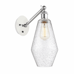 Innovations Cindyrella LED Wall Sconce - White and Chrome - 317-1W-WPC-G654-7-LED