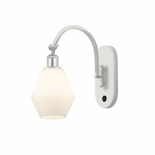 Innovations Cindyrella LED Wall Sconce - White and Chrome - 518-1W-WPC-G651-6-LED
