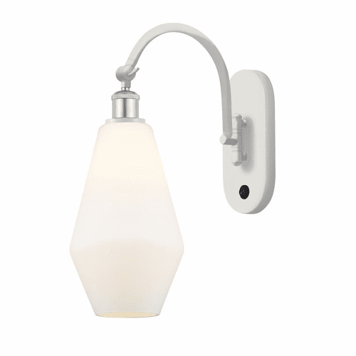 Innovations Cindyrella LED Wall Sconce - White and Chrome - 518-1W-WPC-G651-7-LED