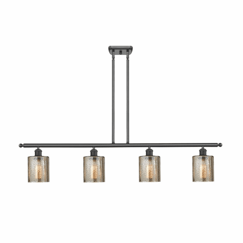 Innovations Cobbleskill 3 Light Island Light - Matte Black - 516-4I-BK-G116