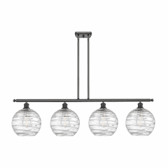 Innovations Deco Swirl 4-LT 48" Island Light - Oil Rubbed Bronze - 516-4I-OB-G1213-10 Innovations Deco Swirl 4-LT 48" Island Light - Oil Rubbed Bronze - 516-4I-OB-G1213-10