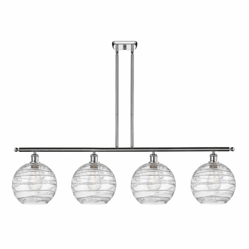 Innovations Deco Swirl 4-LT 48" Island Light - Polished Chrome - 516-4I-PC-G1213-10