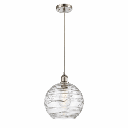 Innovations Deco Swirl Mini Pendant - Brushed Satin Nickel - 516-1P-SN-G1213-10