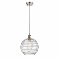 Innovations Deco Swirl Mini Pendant - Brushed Satin Nickel - 516-1P-SN-G1213-10