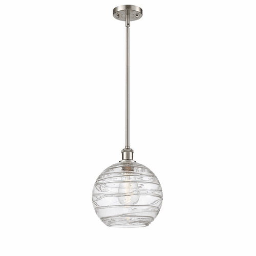Innovations Deco Swirl Mini Pendant - Brushed Satin Nickel - 516-1S-SN-G1213-10