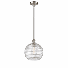 Innovations Deco Swirl Mini Pendant - Brushed Satin Nickel - 516-1S-SN-G1213-10