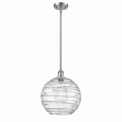 Innovations Deco Swirl Mini Pendant - Brushed Satin Nickel - 516-1S-SN-G1213-12