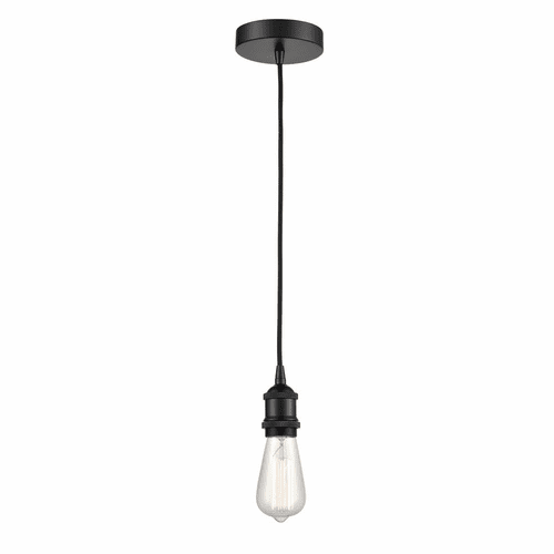 Innovations Edison 1-LT 9" Mini Pendant - Matte Black - 616-1P-BK
