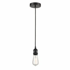 Innovations Edison 1-LT 9" Mini Pendant - Matte Black - 616-1P-BK