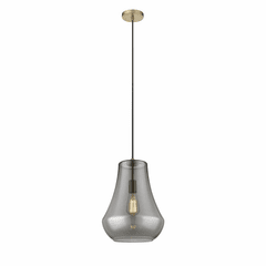 Innovations Fairfield 1-LT 11.75" LED Mini Pendant - Brushed Brass - 491-1P-BB-G573-12-LED