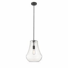 Innovations Fairfield 1-LT 11.75" LED Mini Pendant - Matte Black - 491-1P-BK-G572-12-LED