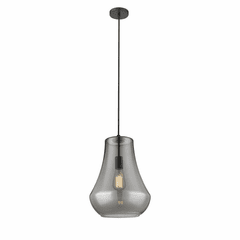 Innovations Fairfield 1-LT 11.75" LED Mini Pendant - Matte Black - 491-1P-BK-G573-12-LED
