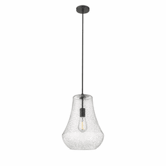 Innovations Fairfield 1-LT 11.75" LED Mini Pendant - Matte Black - 491-1P-BK-G574-12-LED