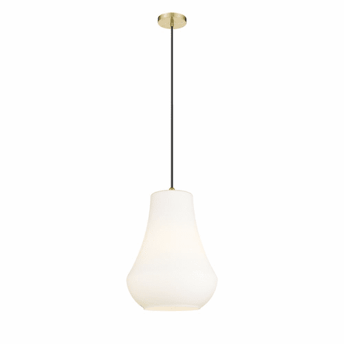 Innovations Fairfield 1-LT 11.75" LED Mini Pendant - Satin Gold - 491-1P-SG-G571-12-LED