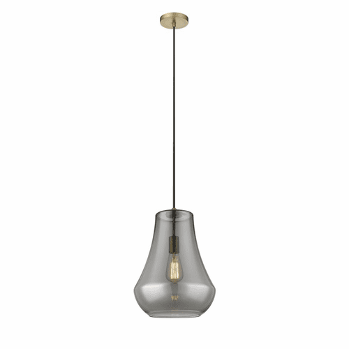 Innovations Fairfield 1-LT 11.75" Mini Pendant - Brushed Brass - 491-1P-BB-G573-12