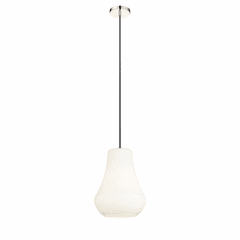 Innovations Fairfield 1-LT 11.75" Mini Pendant - Polished Nickel - 491-1P-PN-G571-12