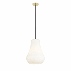 Innovations Fairfield 1-LT 11.75" Mini Pendant - Satin Gold - 491-1P-SG-G571-12