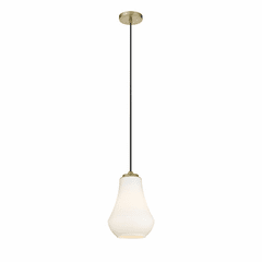 Innovations Fairfield 1-LT 7" LED Mini Pendant - Brushed Brass - 490-1P-BB-G571-7-LED