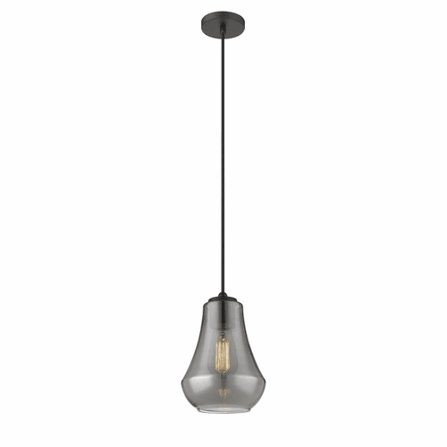 Innovations Fairfield 1-LT 7" Mini Pendant - Matte Black - 490-1P-BK-G573-7
